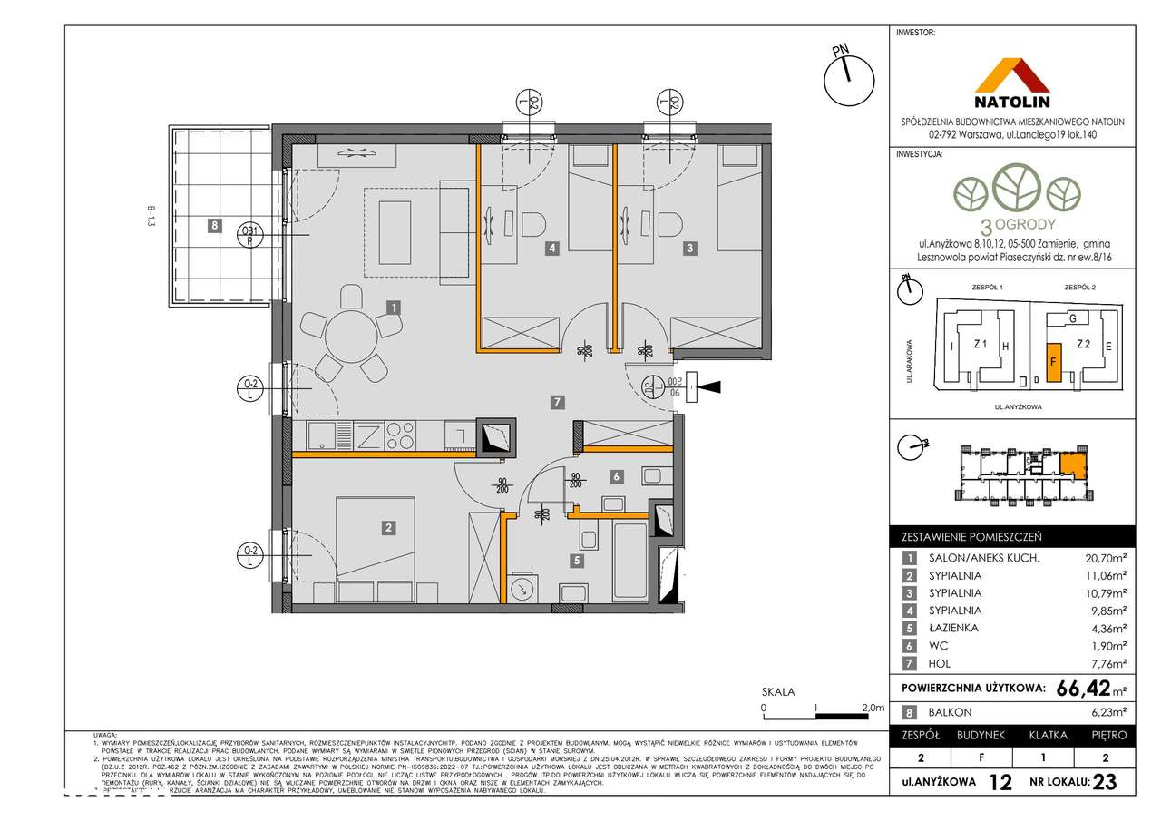 przestronne 4-pok. mieszkanie 12_23 - Pełny obrazek: 2/7