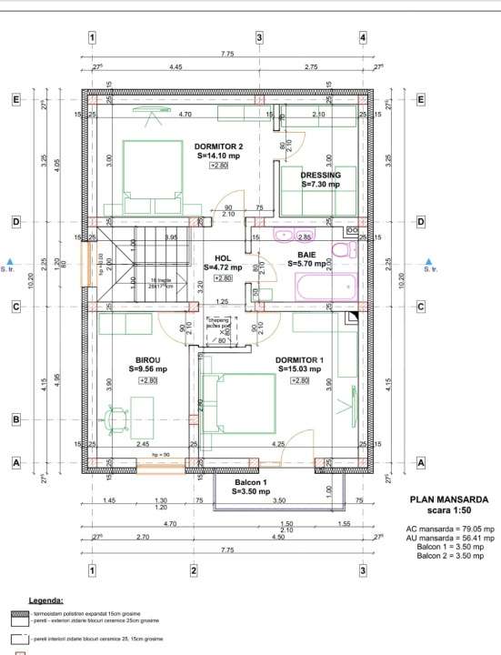 Casa moderna, construita in 2025, cu terasa si priveliste – la 6 km - Imagine principală: 4/5