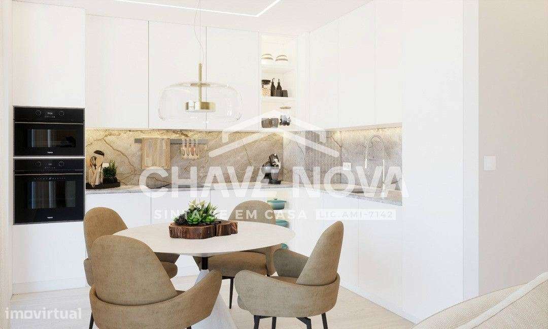 T1 Novo c/ Lugar de Garagem em São Felix da Marinha-22