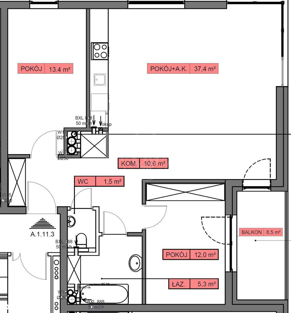 Przestronny apartament z widokami ! 3 pokoje-4