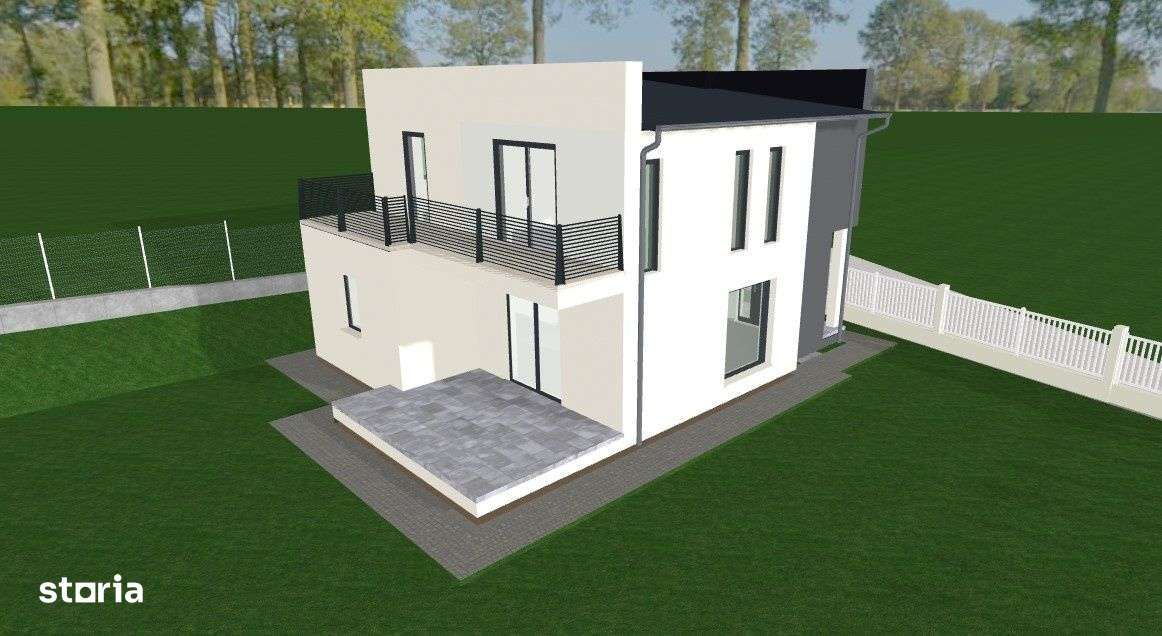 Casa individuala cu 4 camere , 120mp, 700mp teren, zona Mera