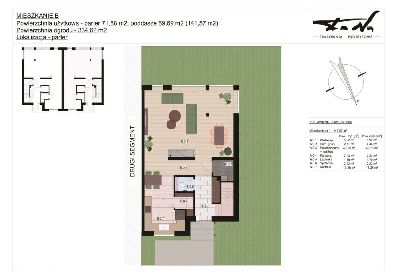 Dom w zabudowie bliźniaczej blisko jeziora Miedwie-7