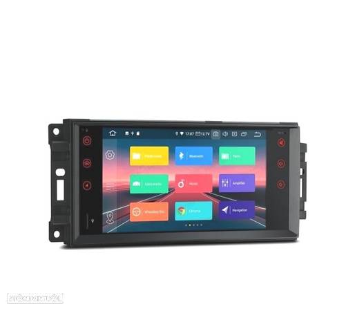 AUTO RADIO GPS ANDROID 12 PARA JEEP WRANGLER 07-12 GRAND CHEROKEE 08-11... USB GPS TACTIL HD 7" - 8