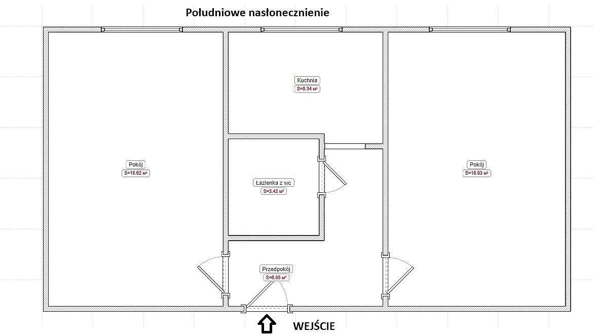 2 pokojowe mieszkanie o pow. 52,90 m2 - Pełny obrazek: 4/5