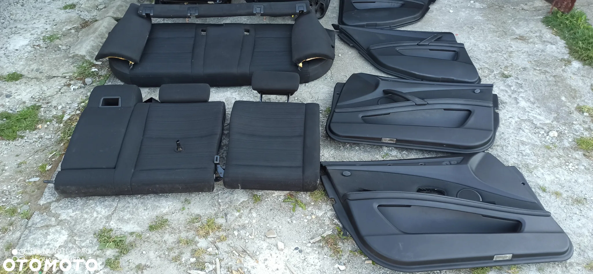 BMW E61 Fotele przednie kanapa+ boczki komplet. - 6