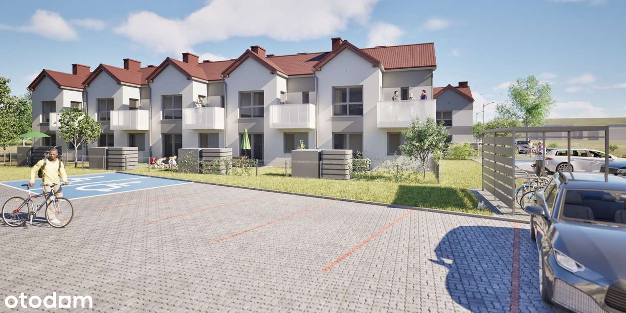 Nowe 3 pokojowe mieszkanie z ogródkiem. Brzeg Dolny ul. Szkolna-2