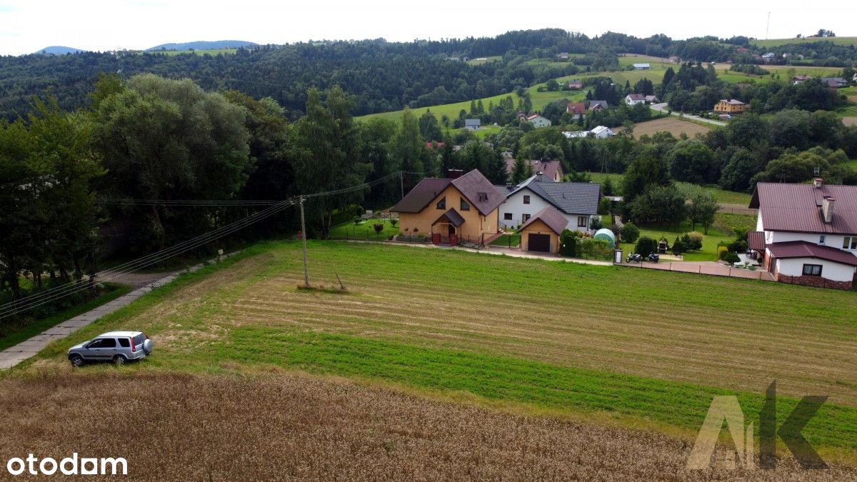 Działka budowlana Trzycierz-10 min od Nowego Sącza