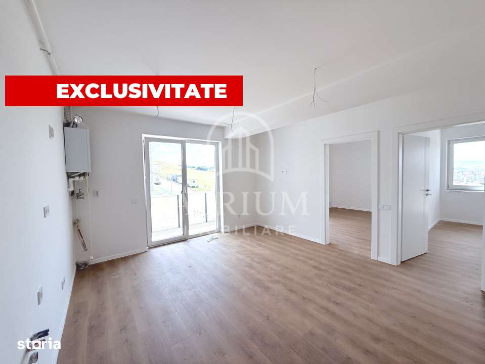 Apartment finisat 3 camere, bloc nou, zona Apahida