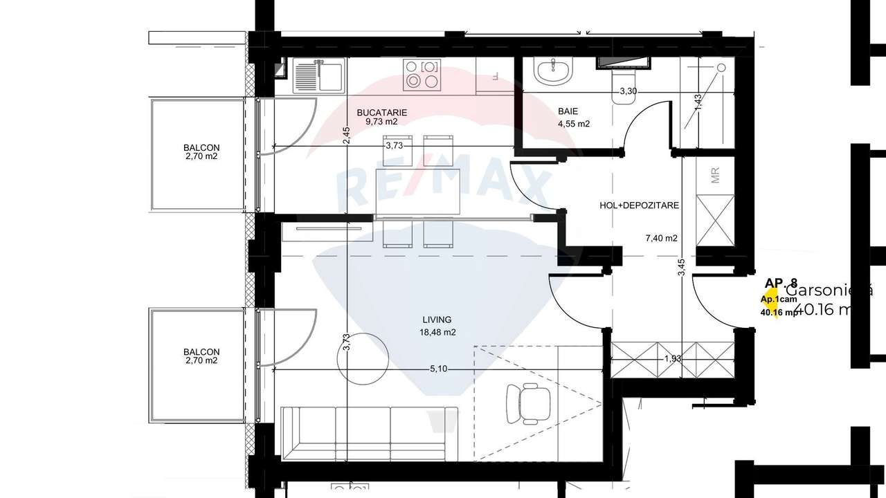 Garsonieră Maurer Avantgarden 3 – Faza V - Comision 0% - Imagine principală: 5/5