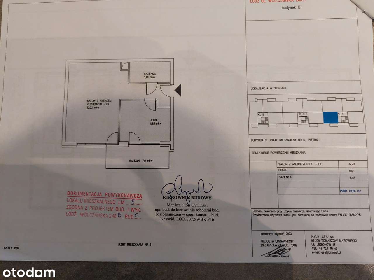 Mieszkanie, 49 m², Łódź-6