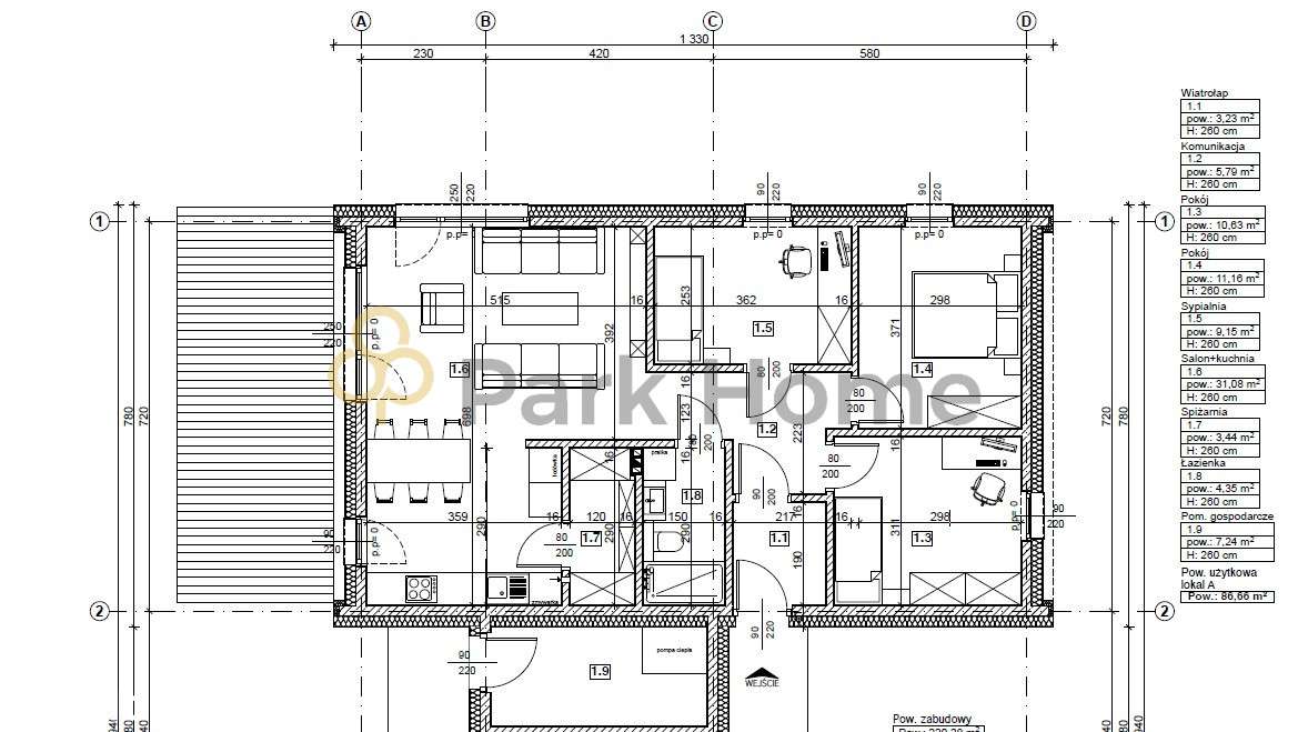 Świetny i funkcjonalny dom - duża działka- Dąbrowa-8
