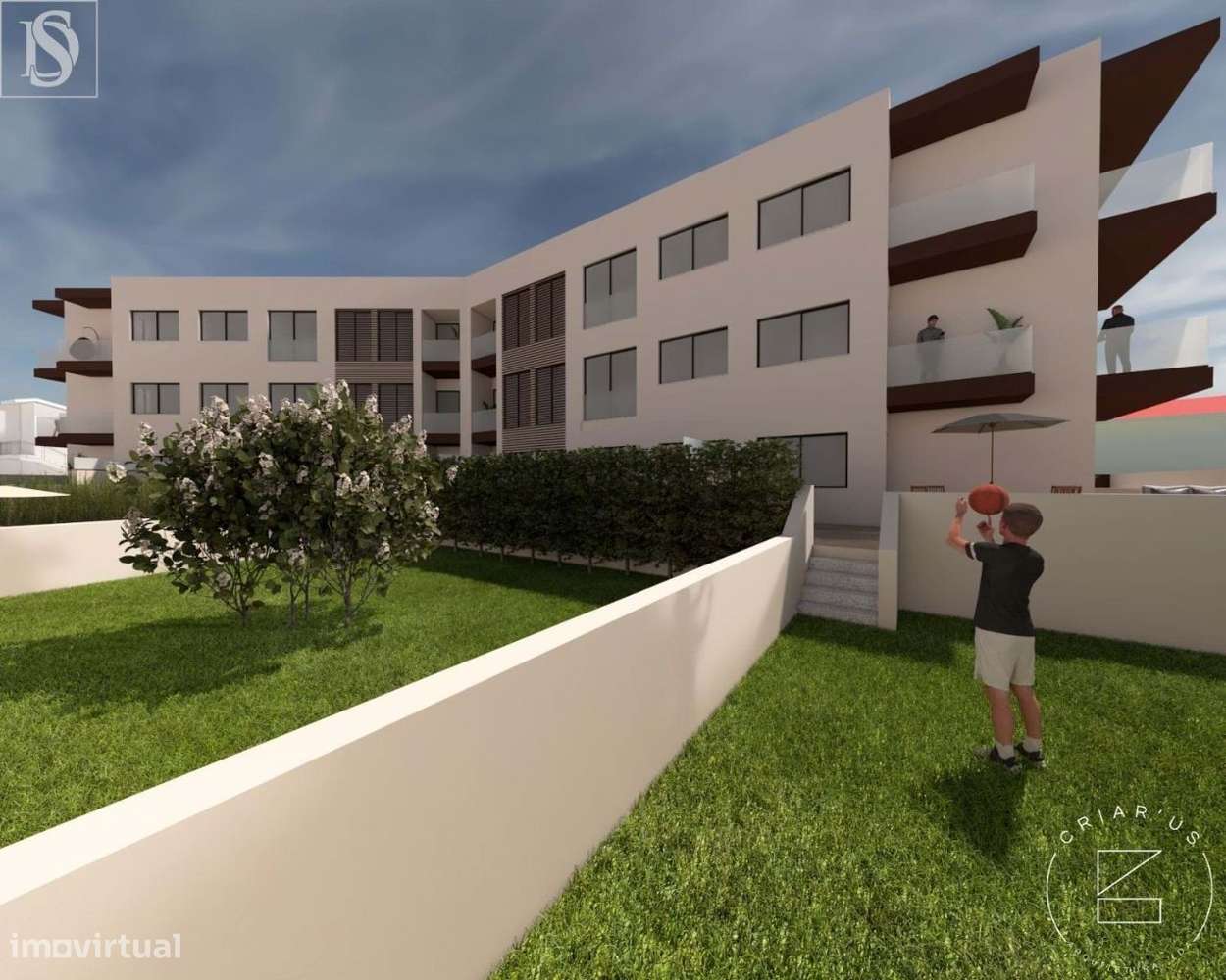 Apartamento T3, NOVO, com logradouro c/ 183 m² - Grande imagem: 4/13