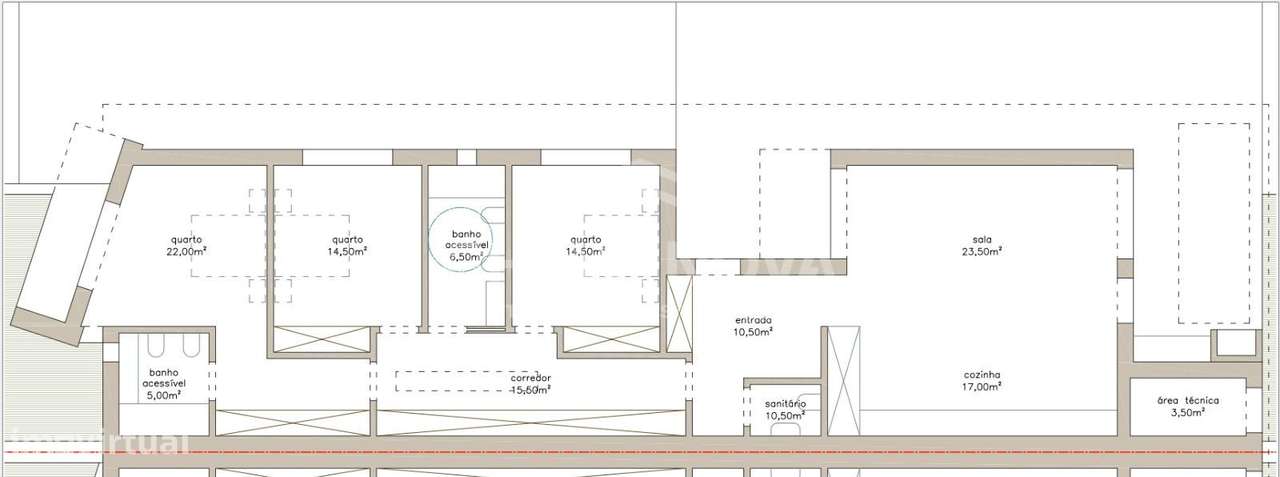 Moradia T3 Térrea a 1000 metros da Rotunda do Picoto / Nacional N1-7