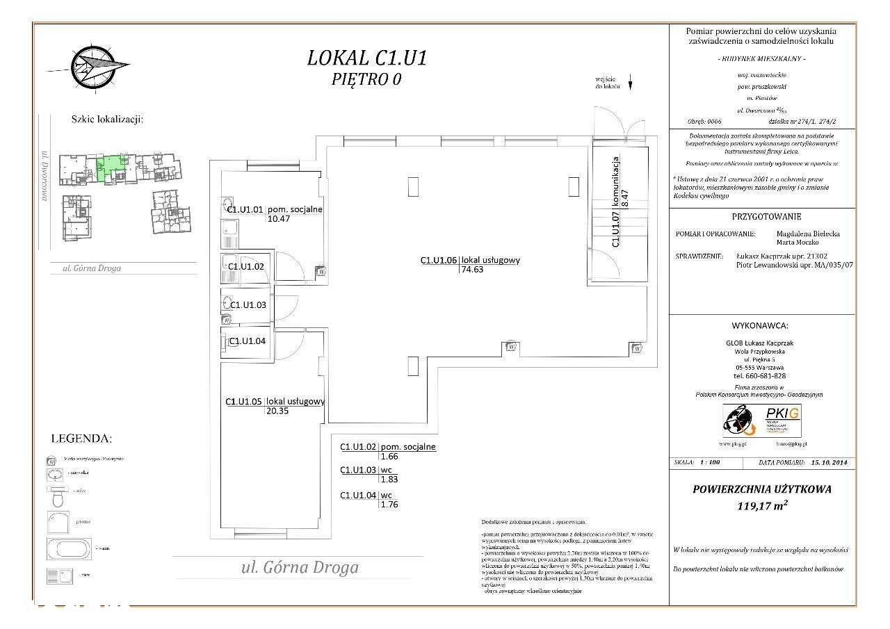 Lokal usługowy 119,17m2 w stanie deweloperskim-15