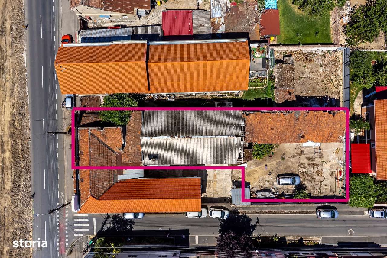 Spațiu comercial pe Calea Radnei – 964 mp teren + hală | 0% comision - Imagine principală: 1/6