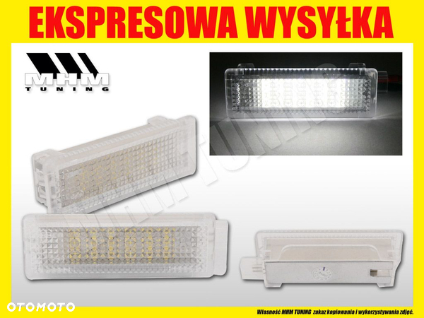 LED OŚWIETLENIE BMW E81 E87 E82 E88 Z4 E85 E90 E91 E92 E93 E60 E65 F01 X1 - 2