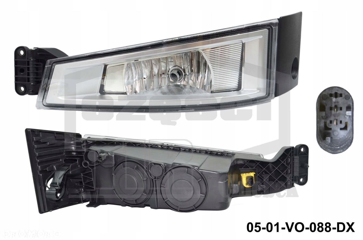 HALOGEN PRZECIWMGIELNY VOLVO FH S-4 LEWY SREBRNY - 1