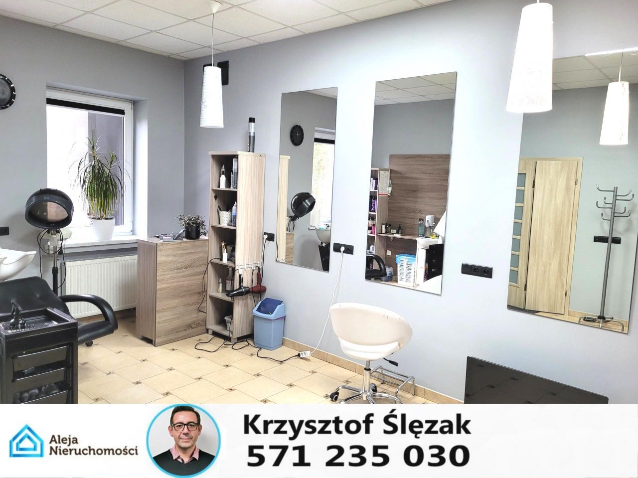 Do Wynajmu salon fryzjerski.