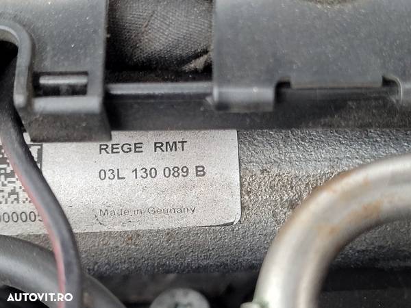 Rampa Presiune Injectoare cu Senzor Senzori Regulator Volkswagen Golf 6 1.6 TDI CAY CAYB CAYC 2008 - 2013 Cod 03L130089B 03L130764A [C2040] - 4