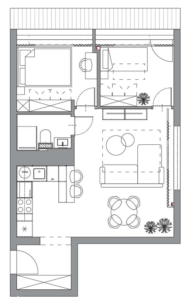 3 pok z balkonem w NISKIM BLOKU| Czynsz 468zl |Miejsce posto i Komórka-15