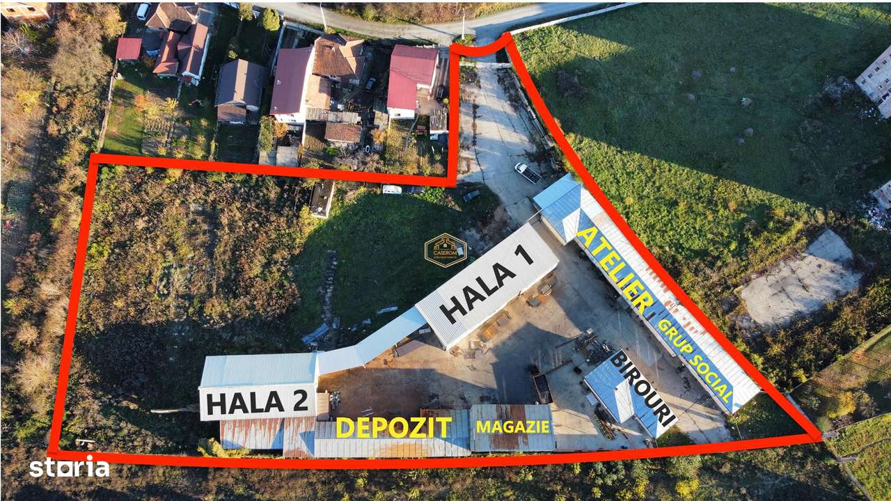 VIDEO - 14 Mai | Hale + Cladiri | Teren - 9.727 mp | Productie,Depozit-1