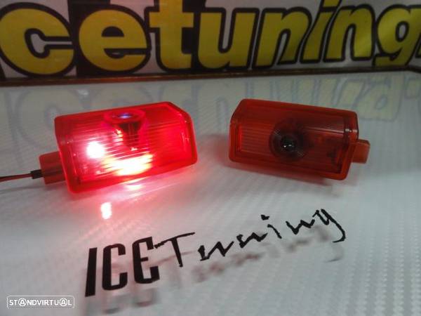 Luz de cortesia para portas em Led logo Mercedes-Benz Classe A, B, C, E, GLA, GL, ML - 22