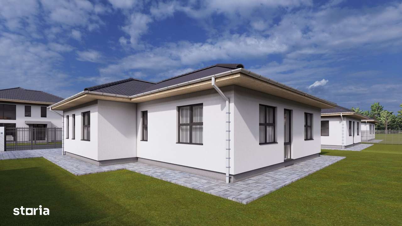 Casa la cheie 4 camere,120 mp,512 mp teren,cu gard si pavaj-6