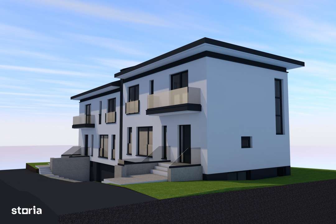 Teren 520 mp cu autorizatie de constructie – proiect Duplex D+P+E, B - Imagine principală: 4/9