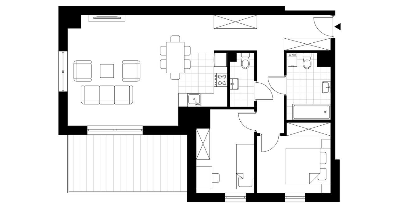 Vi² by Blockhaus  | mieszkanie 3-pok. | A_54 - Pełny obrazek: 4/9