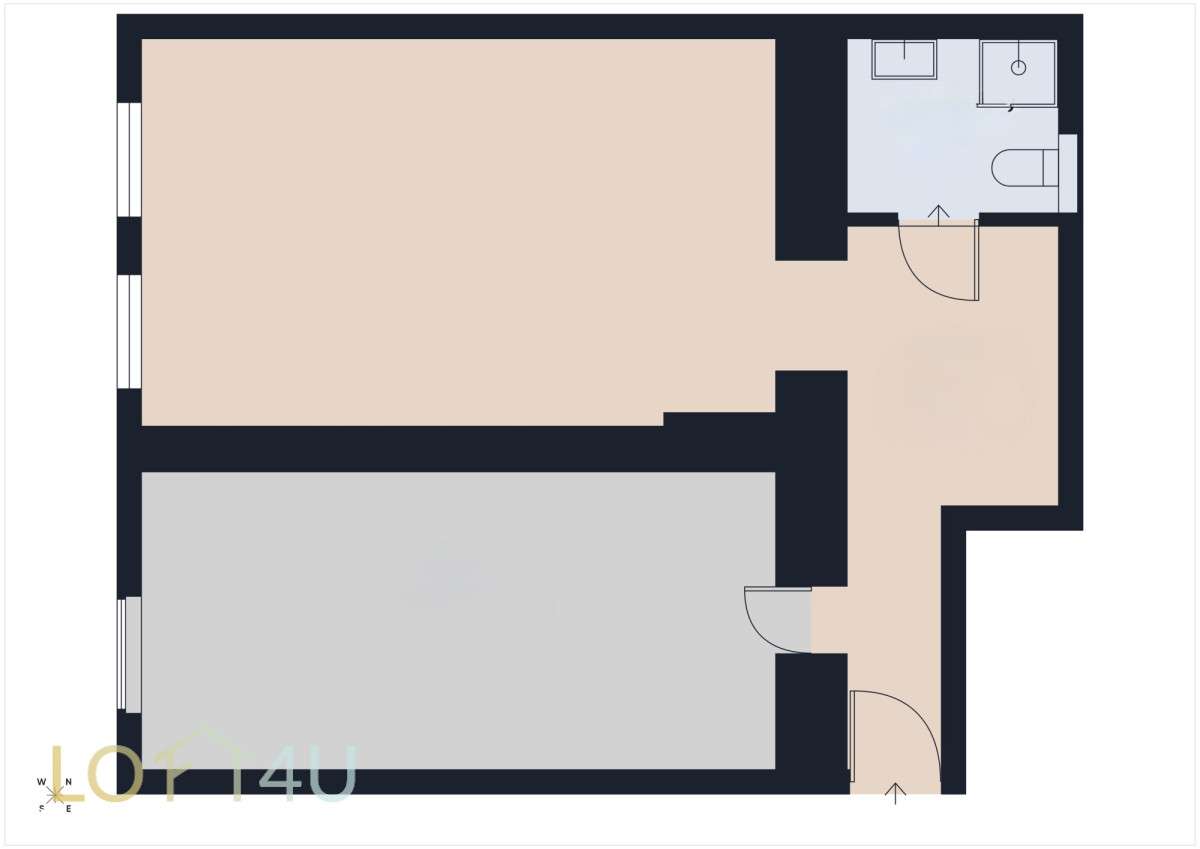 62 m² w centrum Chorzowa- wysokie sufity-po remcie-12