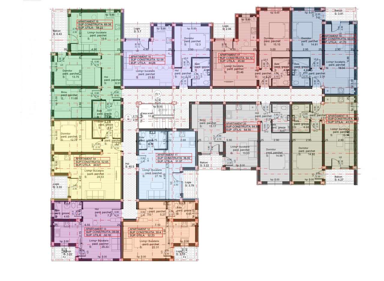 BLOC NOU, zona M. Eminescu– Ap. 3 camere ( ultimul ap. disponibil ) - Imagine principală: 5/5