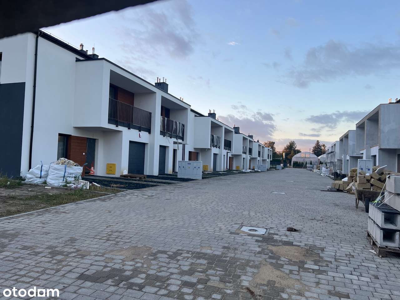 Dom narożny, stan deweloperski, Łódź/ Konstantynów Osiedle Arkadia-4