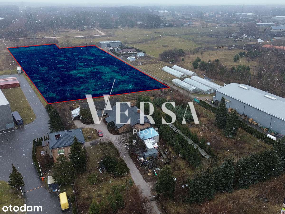 Działka przemysłowa 1,8 ha - trasa S8, Mpzp-3