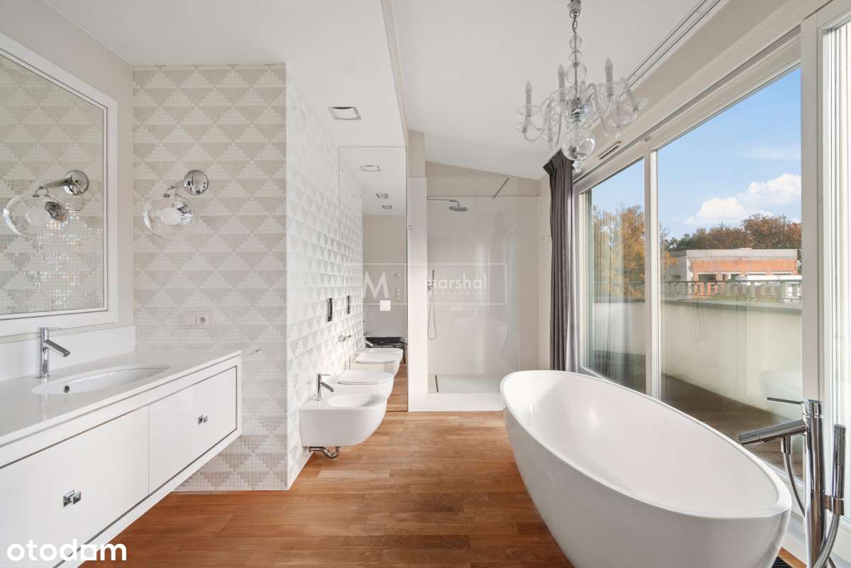 Penthouse z dużym tarasem - stara Saska Kępa!-6