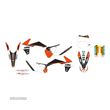 kit autocolantes blackbird kit ktm trophy 19 ktm exc / sx - 1