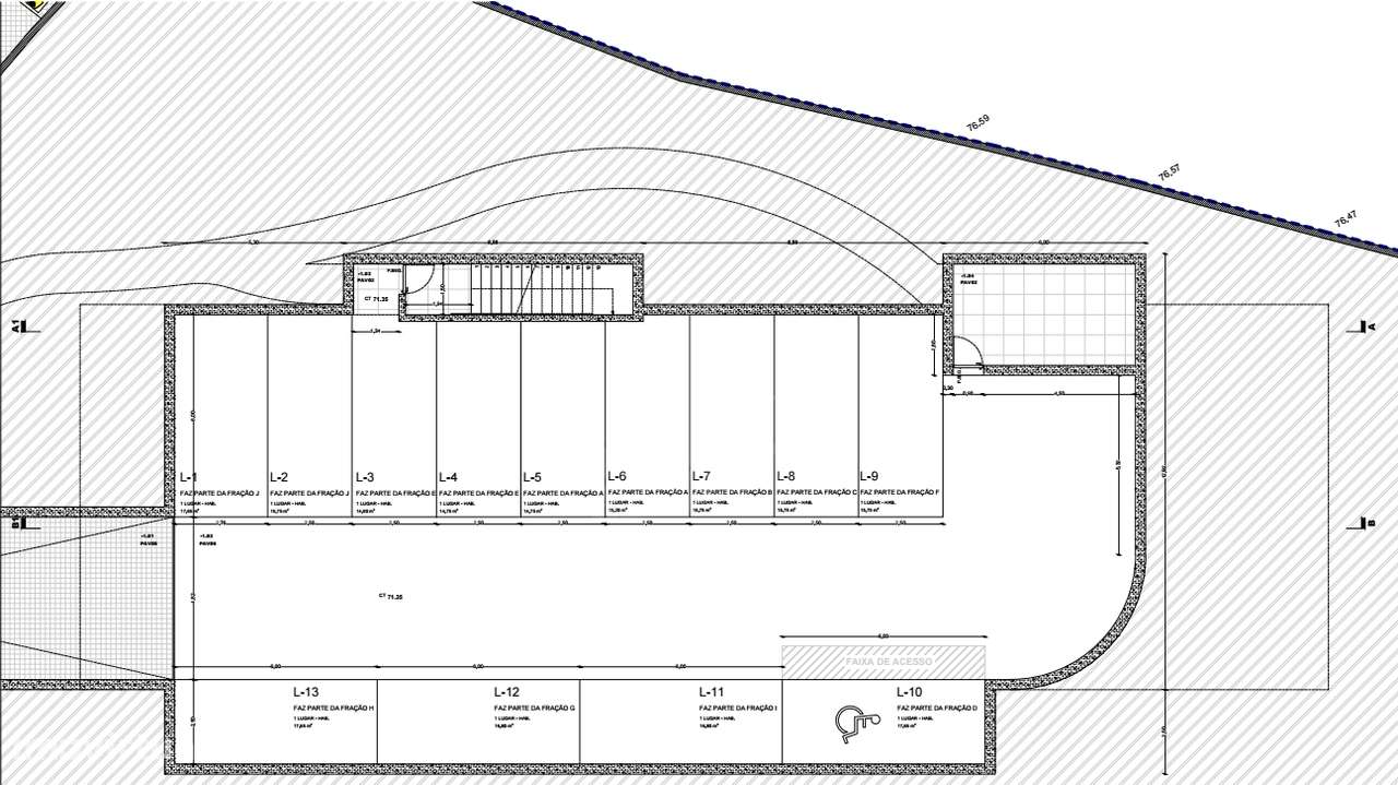 Terreno com Projeto Aprovado | 10 Frações | Pousa-8