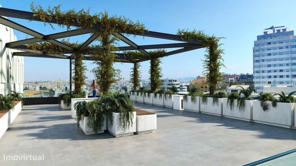 T1+1 Novo com lugar de garagem a 400m do Metro-9