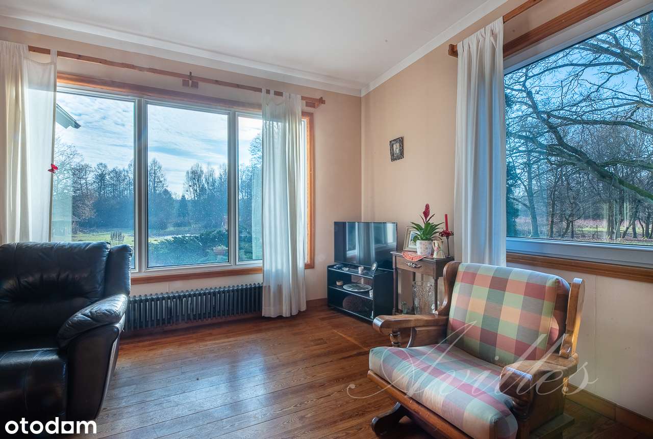 Malownicza działka, przestronny dom, tuż przy Puszczy Kampinoskiej.-9