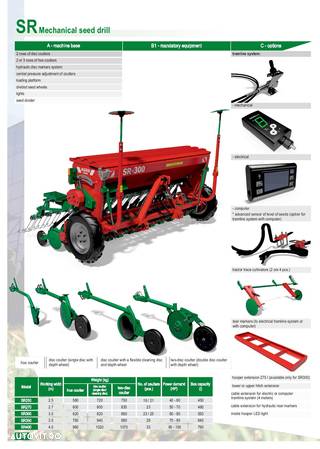 Agro-Masz SR400 Semanatoare paioase disc simplu - 6