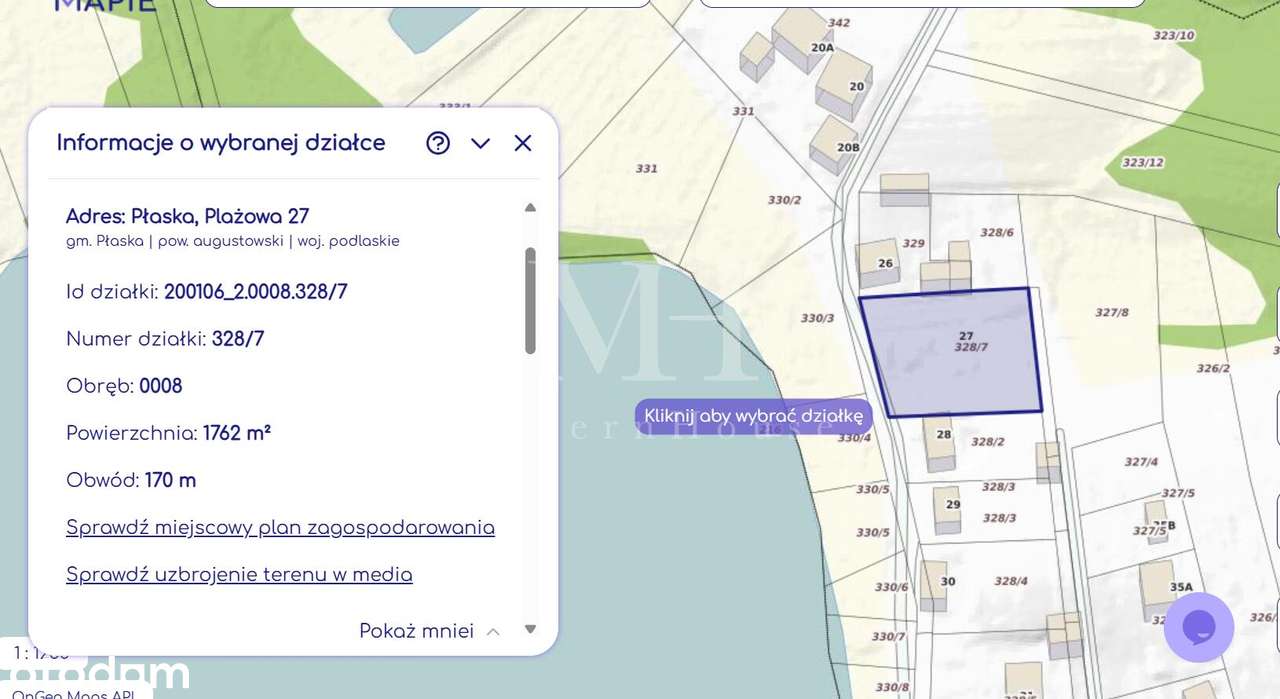 Działka nad jeziorem Orle - Pełny obrazek: 5/6
