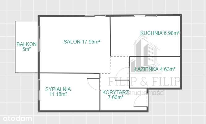Mieszkanie 2-pokojowe 48,4 m², Wrzosy!-9