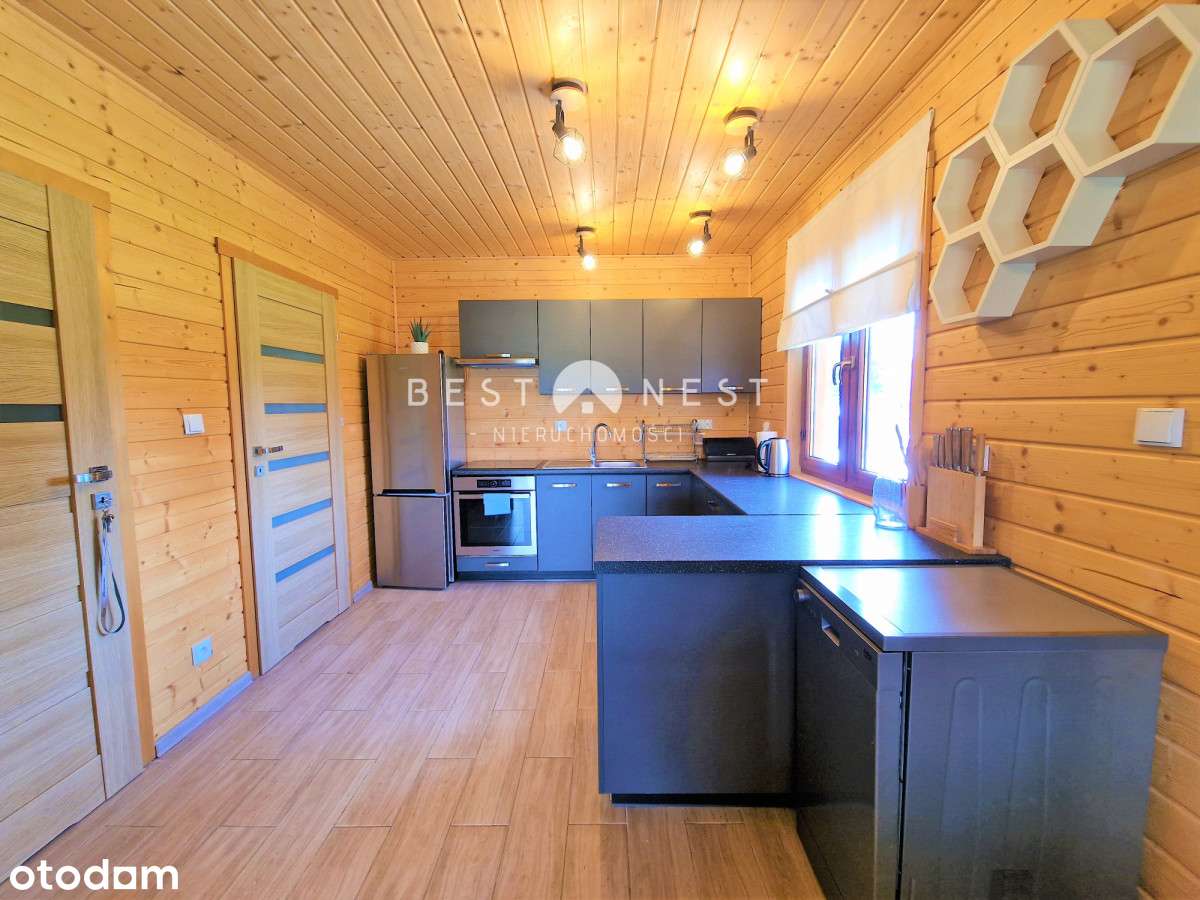 Dom z drewna z dużą, widokową działką Nowa Cena-11