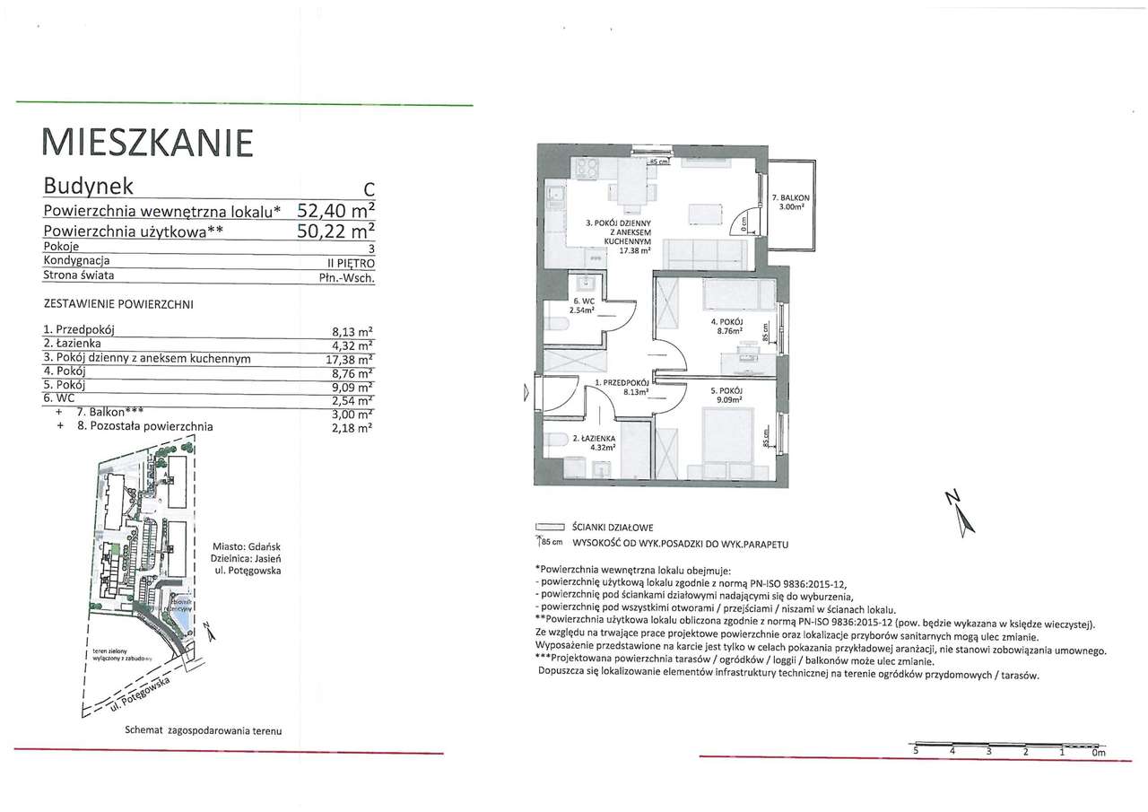 3-pok. mieszkanie z balkonem I Piwnica I Parking-2