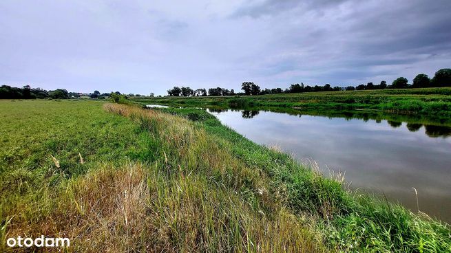 Duża działka budowlana nad Wartą w gminie Oborniki