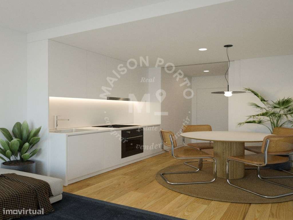 Apartamento T1 Kitchenette com Terraço, Lugar de Garagem e Arrumo p... - Grande imagem: 4/13