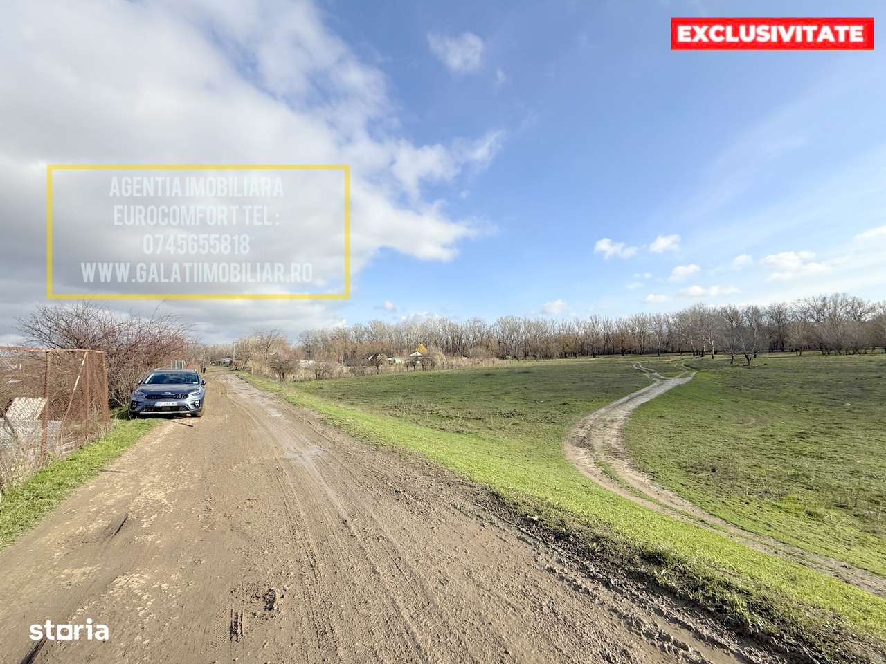 Vanzare teren intravilan in Barbosi-Galati 6.000 mp cu deschidere 40ml - Imagine principală: 1/8