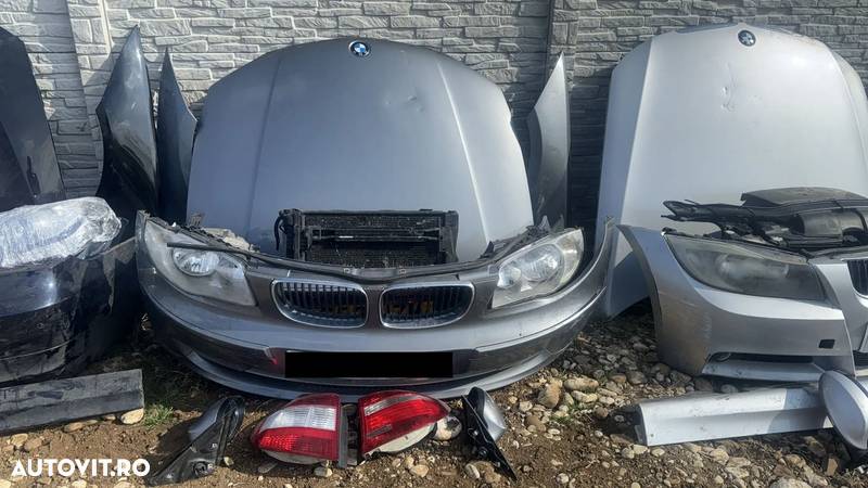 Fata completa: bara, aripa / aripi, far / faruri, capota, trager, radiator BMW seria 1 E87 facelift/ non-facelift M pachet - 5