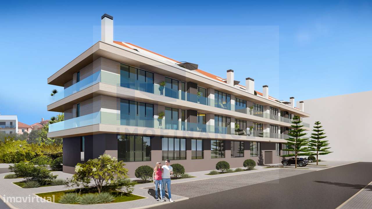 Apartamento T2 c/varandas e garagem-6