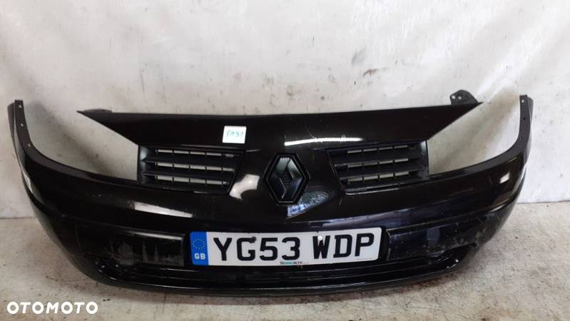 # ZDERZAK PRZÓD PRZEDNI DO RENAULT MEGANE II 2 LIFT FL HALOGENY NV676 CZARNY - 1