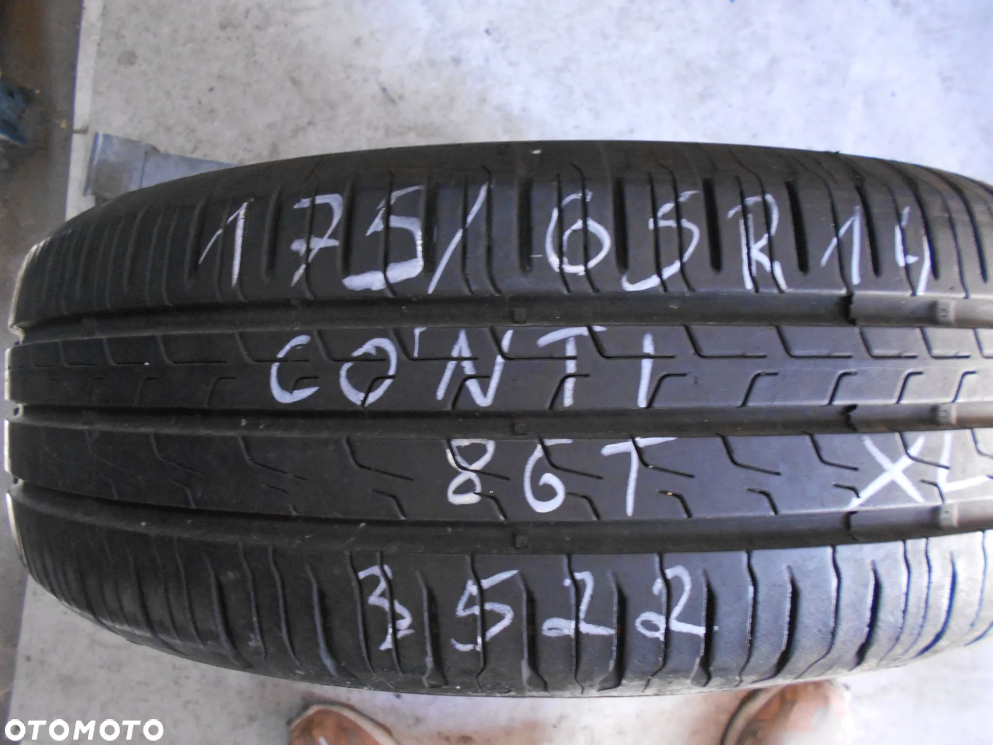 OPONA POJEDYNKA 175/65R14 CONTINENTAL ECO CONTACT 6 XL DOT 3522 8MM - 1